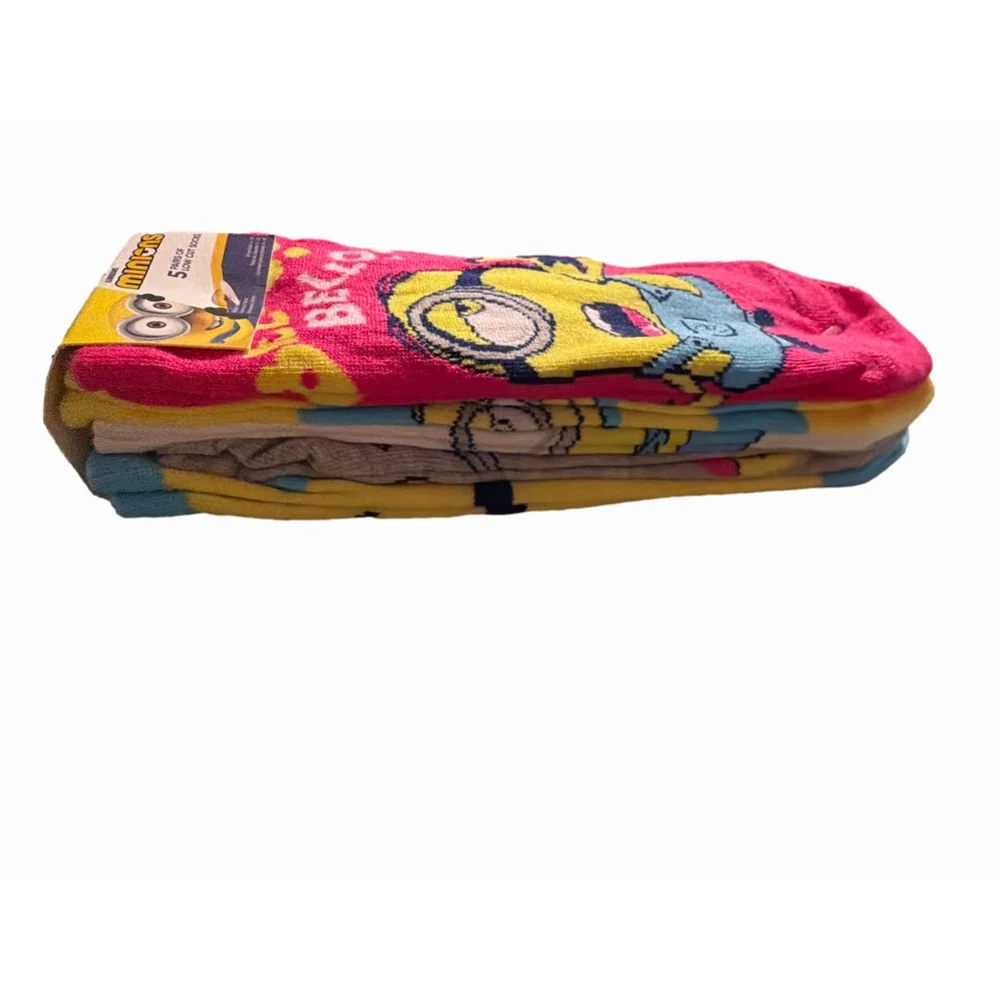 Minions Low Cut Socks 5-Pack